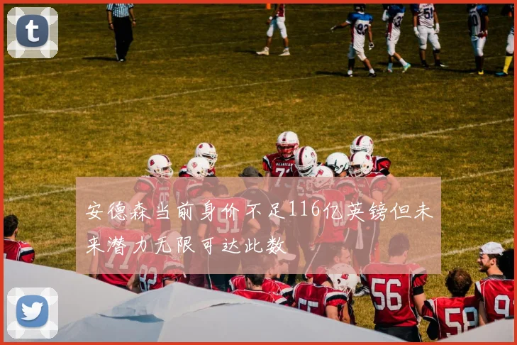 安德森当前身价不足116亿英镑但未来潜力无限可达此数